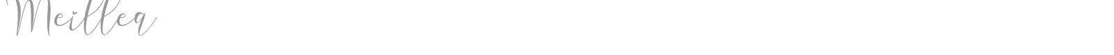 Meillea font preview